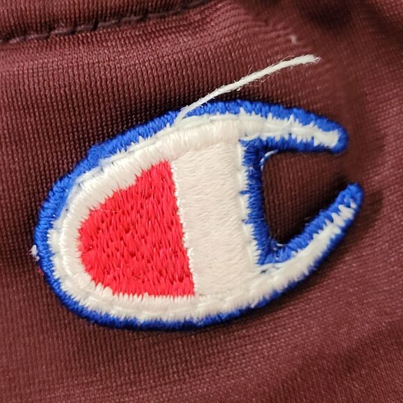 Vintage 50s Champion Track Pants XS/S Maroon Embroidered - Picture 4 of 16